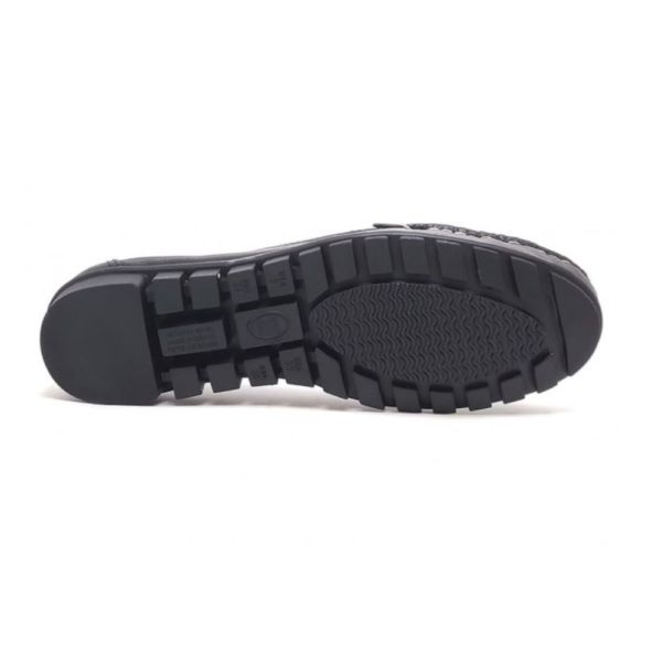 Sapato Mocassim Feminino Bottero Couro Burnish Preto 354001