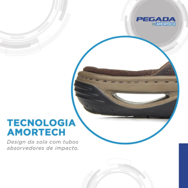 Sandália Masculina Pegada em Couro Cravo 131676-02