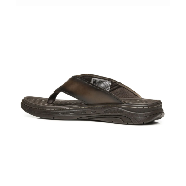 Chinelo Masculino Pegada em Couro Cravo 134551-02