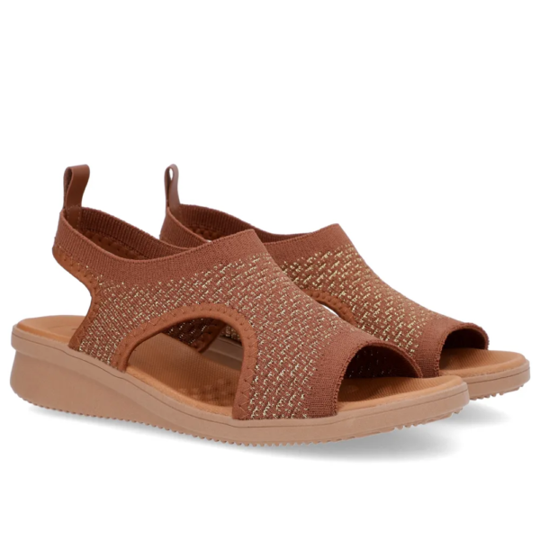 Sandália Usaflex Tricot Canela AE2035