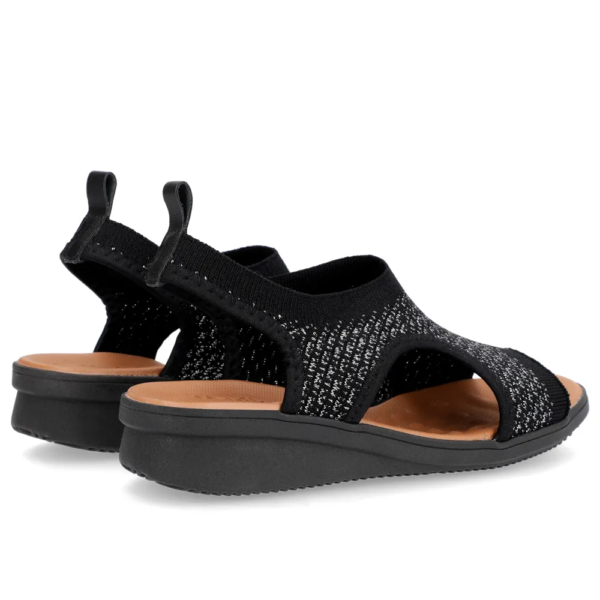 Sandália Usaflex Tricot Preto AE2035