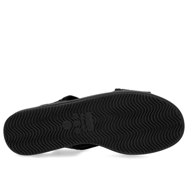 Sandália Usaflex Tricot Preto AE2035
