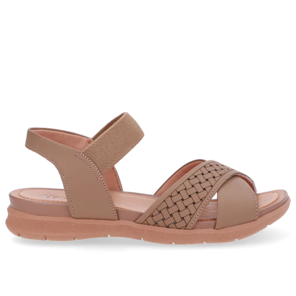 Sandália Usaflex em Couro Fendi AA30015