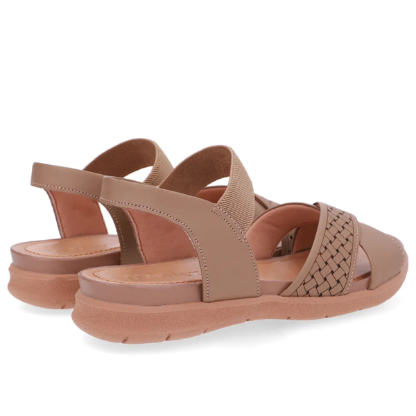 Sandália Usaflex em Couro Fendi AA30015