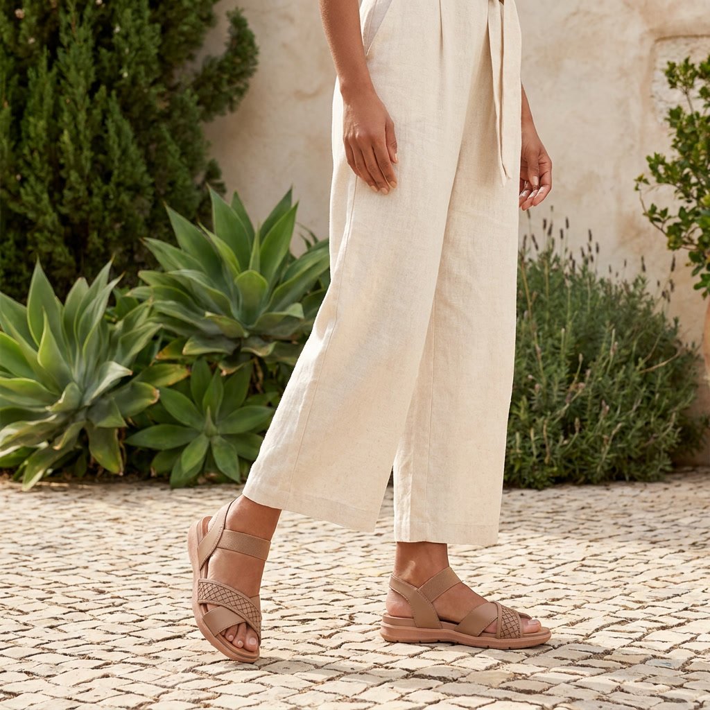 Sandália Usaflex em Couro Fendi AA30015 - Imagem 8