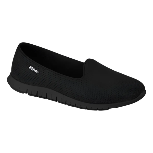 Tênis Feminino Casual Slip On Actvitta Preto 4202.500.31720.15758
