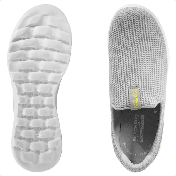 Tênis Skechers Slip On Go Walk Joy Cinza 896365Br