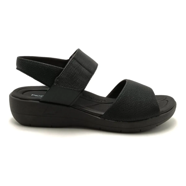 Sandália Feminina Anabela Joanete Piccadilly Preto 239016
