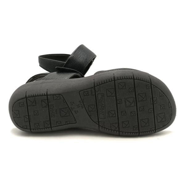Sandália Feminina Anabela Joanete Piccadilly Preto 239016