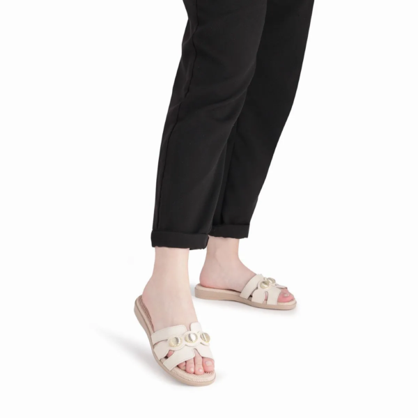 Tamanco Piccadilly Off White 513036