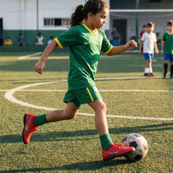 Chuteira Society Infantil Mizuno Vermelho 107157157