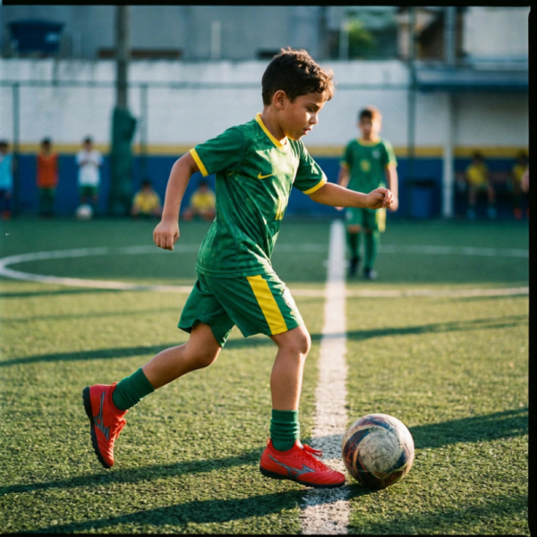 Chuteira Society Infantil Mizuno Vermelho 107157157