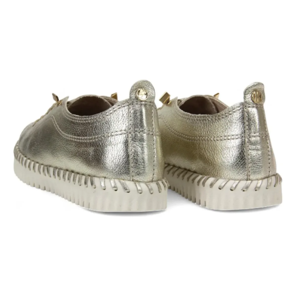 Tênis Feminino Bottero em Couro Dourado 374102