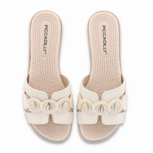 Tamanco Piccadilly Off White 513036