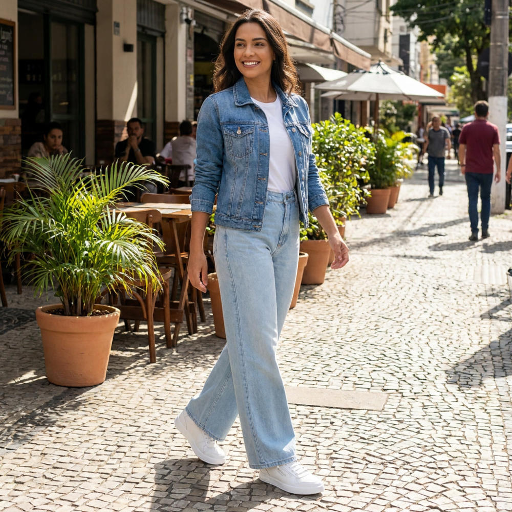 Tênis Casual Feminino Bottero em Couro Branco 364902 - Imagem 7