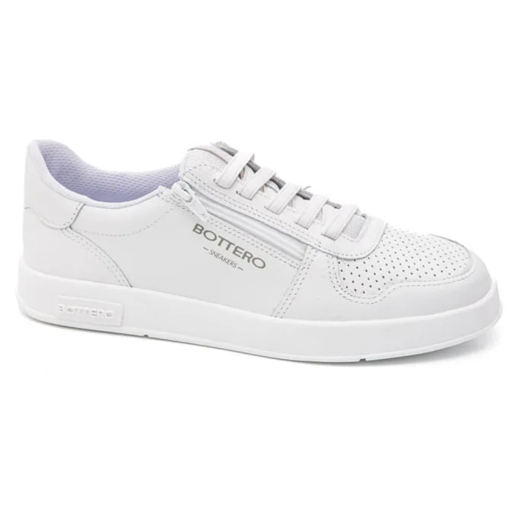 Tênis Casual Feminino Bottero em Couro Branco 364902