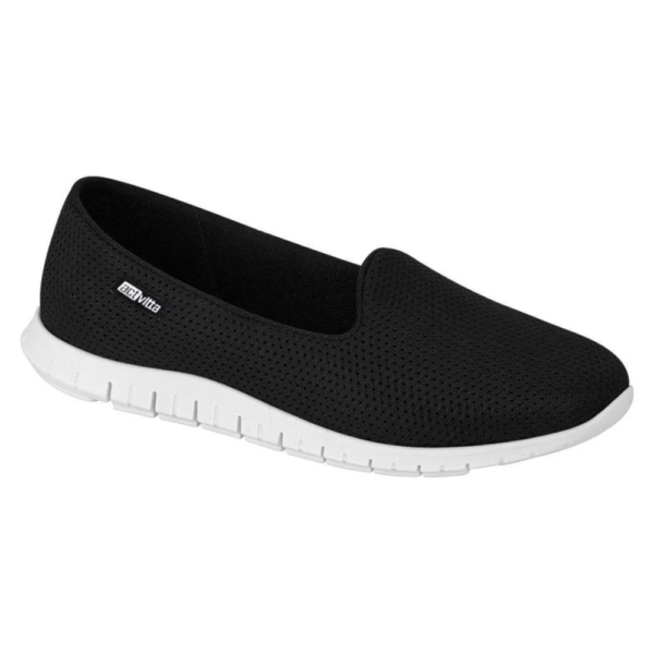 Tênis Feminino Casual Slip On Actvitta Preto 4202.500.31720.15745