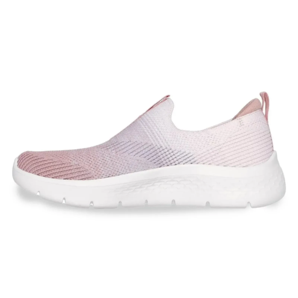 Tênis Skechers Slip on Feminino Go Walk Flex 124827 MVE Rosa