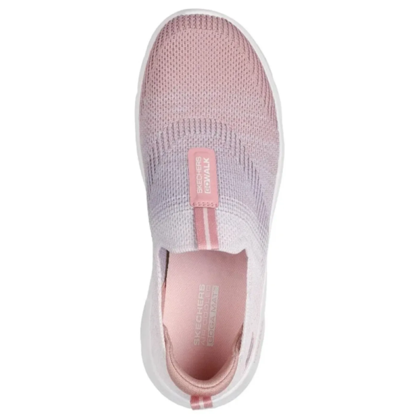 Tênis Skechers Slip on Feminino Go Walk Flex 124827 MVE Rosa