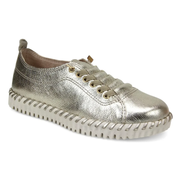 Tênis Feminino Bottero em Couro Dourado 374102