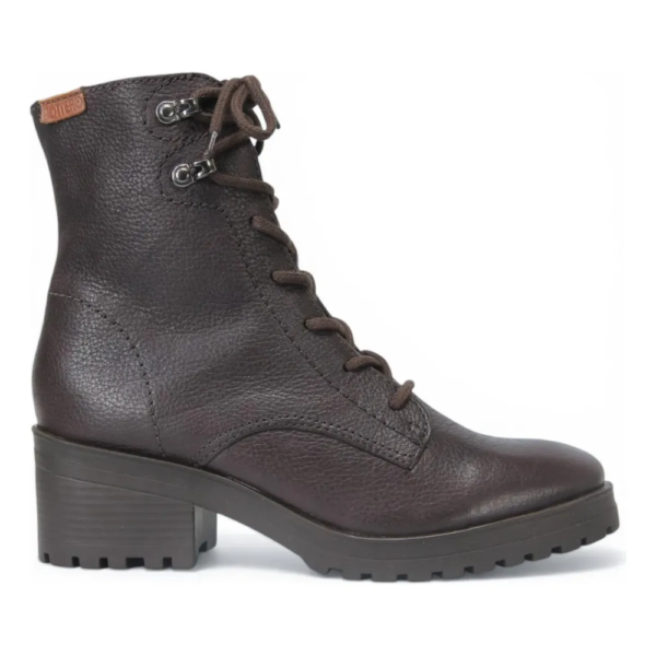 Bota Coturno Feminina Bottero em Couro Burnish Marrom 349108