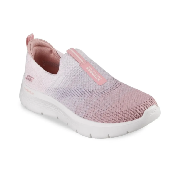 Tênis Skechers Slip on Feminino Go Walk Flex 124827 MVE Rosa