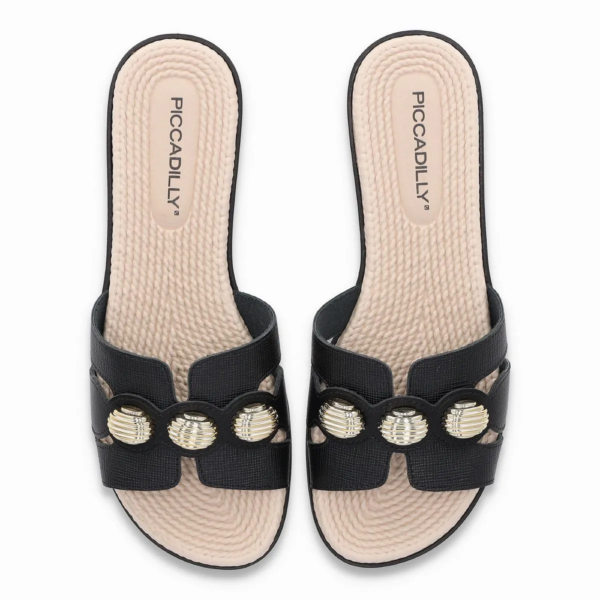 Tamanco Piccadilly Preto 513036