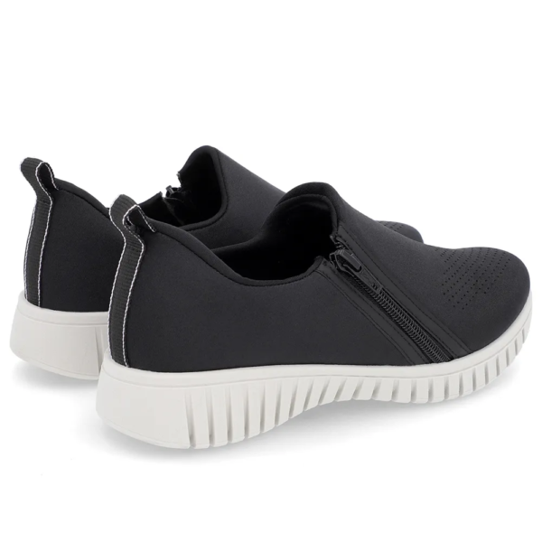 Tênis Feminino Usaflex em Elastano Preto AE22039
