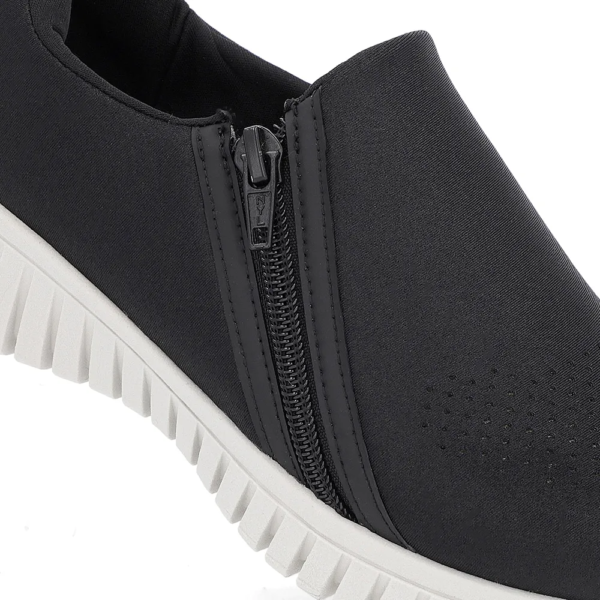 Tênis Feminino Usaflex em Elastano Preto AE22039