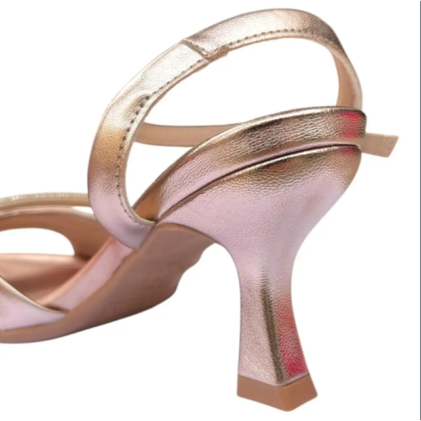 Sandália Feminina Piccadilly Alto Ouro Rose 712011