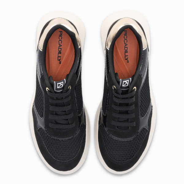 Tênis Feminino Piccadilly Hello Fascite Preto 949028