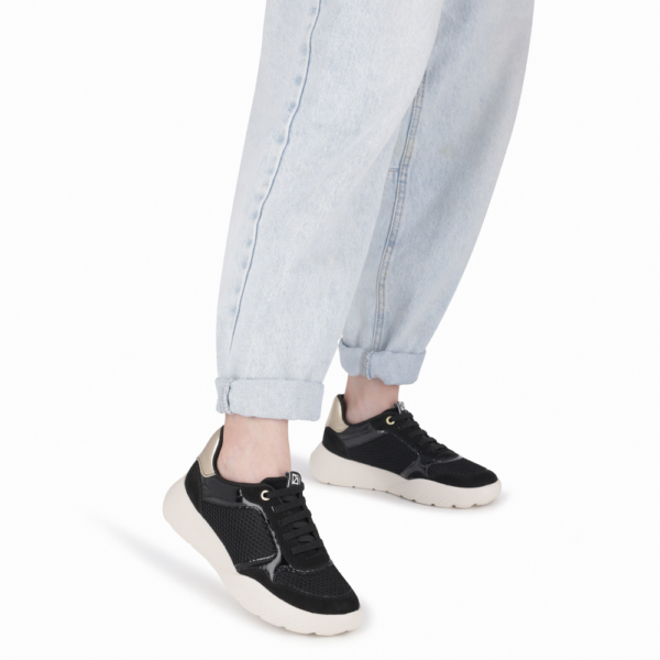 Tênis Feminino Piccadilly Hello Fascite Preto 949028