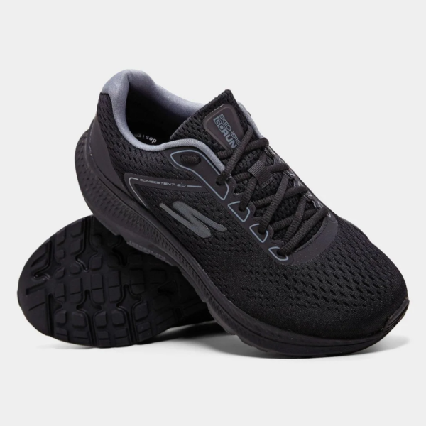 Tênis Skechers Masculino Go Run Consistent 2.0 Preto