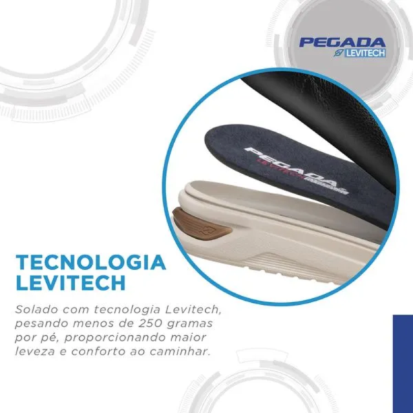 Sapatênis Masculino Pegada em Couro Preto 112401-04