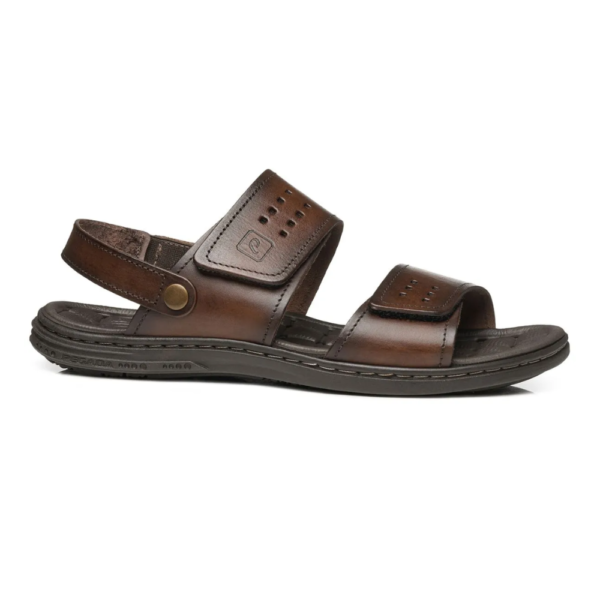 Sandália Masculina Pegada em Couro Pinhão 131288-01