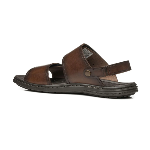 Sandália Masculina Pegada em Couro Pinhão 131288-01