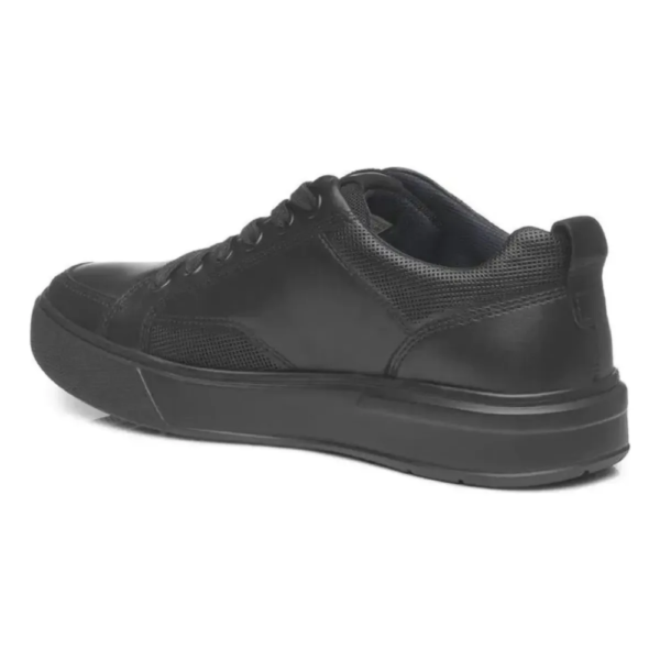 Sapatênis Masculino Pegada em Couro Preto 111902-07