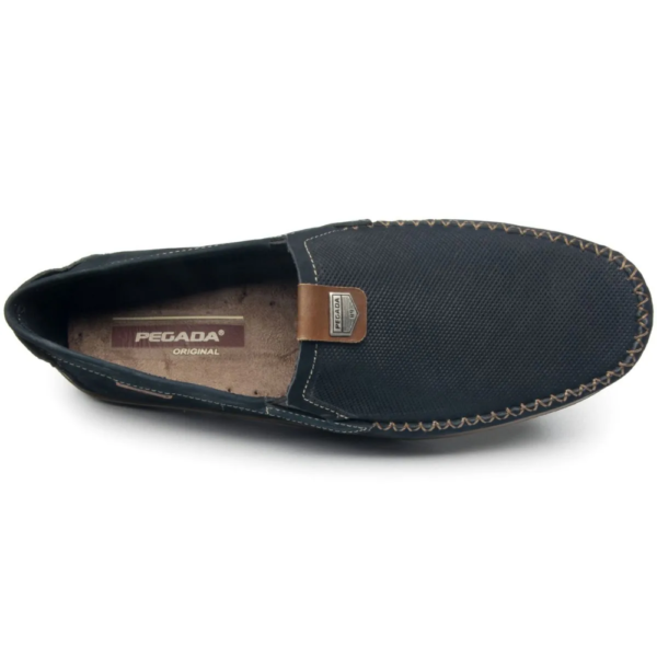 SAPATILHA DRIVE MASCULINO PEGADA EM COURO MARINHO 141603-09