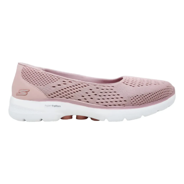 Tênis Skechers Feminino Slip on Go Walk 6 Rosa 896129BR