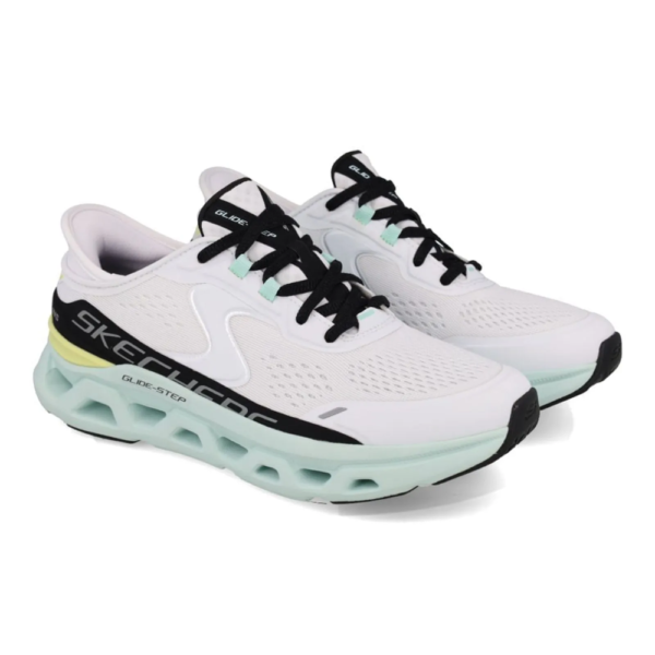 Tênis Skechers Feminino Glide-Step Atlus Branco 150510-WMLT