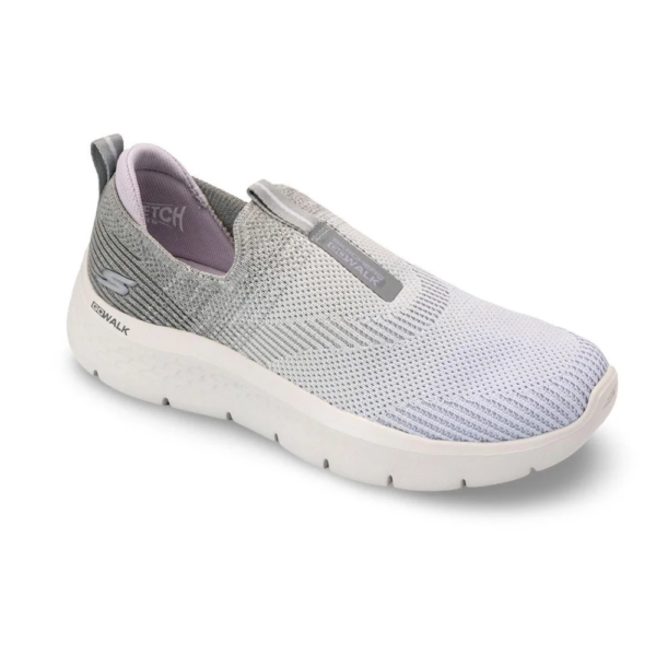 Tênis Skechers Slip on Feminino Go Walk Flex 124827BR-GYLV Cinza