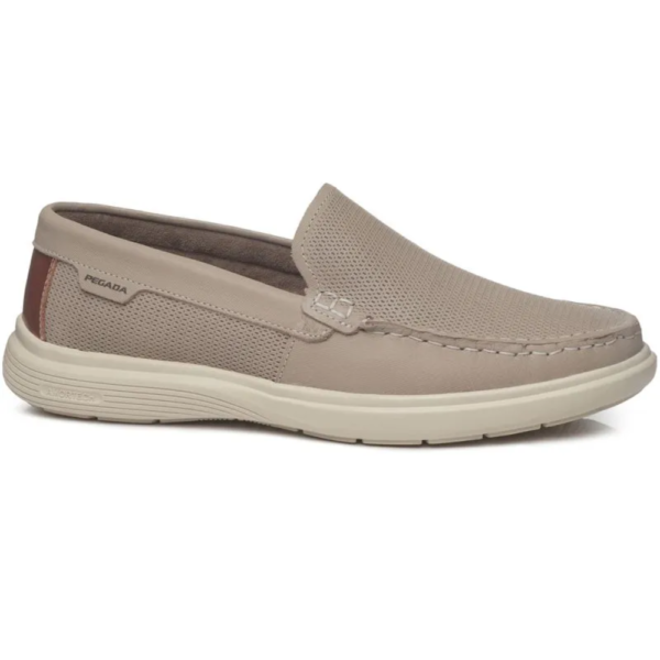 MOCASSIM MASCULINO PEGADA EM COURO AREIA 142202-08