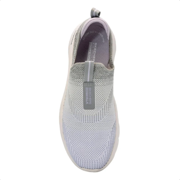 Tênis Skechers Slip on Feminino Go Walk Flex 124827BR-GYLV Cinza