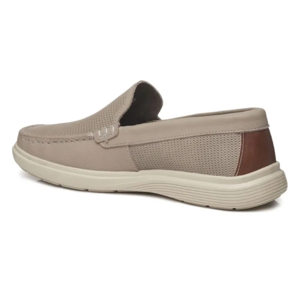 MOCASSIM MASCULINO PEGADA EM COURO AREIA 142202-08