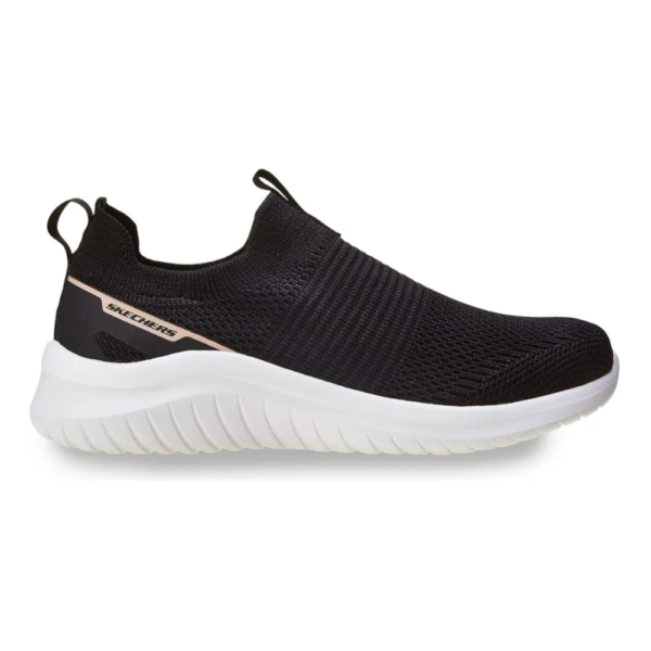 Tênis Skechers Feminino Slip on Ultra Flex 2.0 Preto 896366BR-BKRG