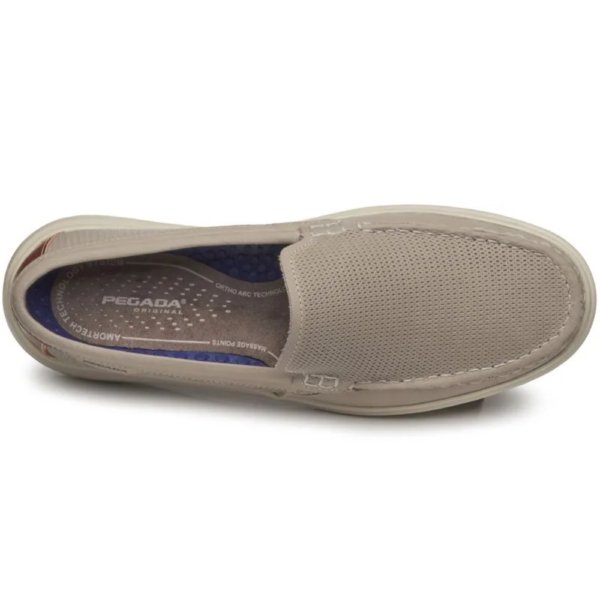 MOCASSIM MASCULINO PEGADA EM COURO AREIA 142202-08