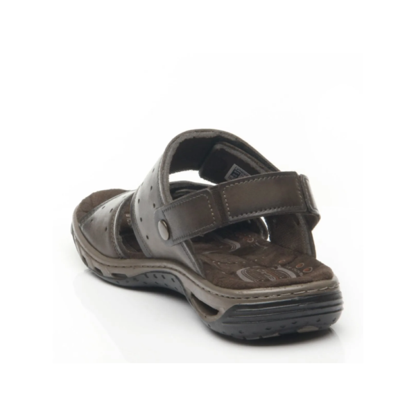 Sandália Masculina Pegada em Couro Cravo 131668-03