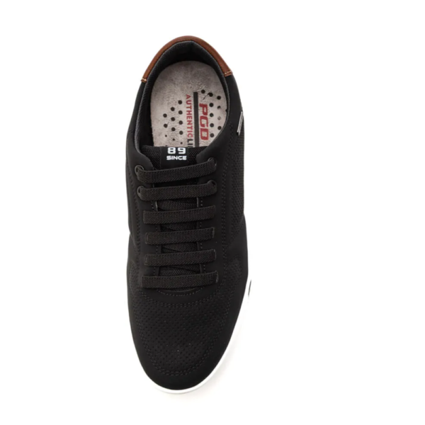 Sapatênis Pegada Pgd Microfibra Masculino Preto 170428-07