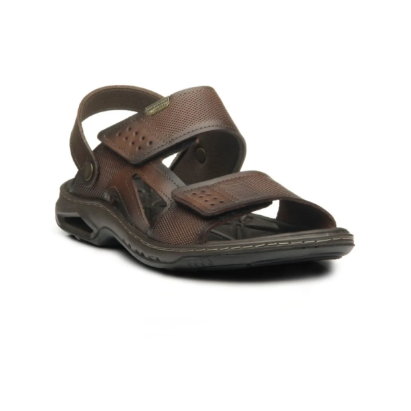 Sandália Masculina Pegada em Couro Pinhão 133206-02