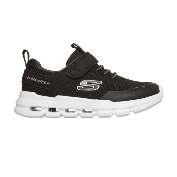 TÊNIS INFANTIL SKECHERS  GLIDE-STEP FLOW PRETO 404172L